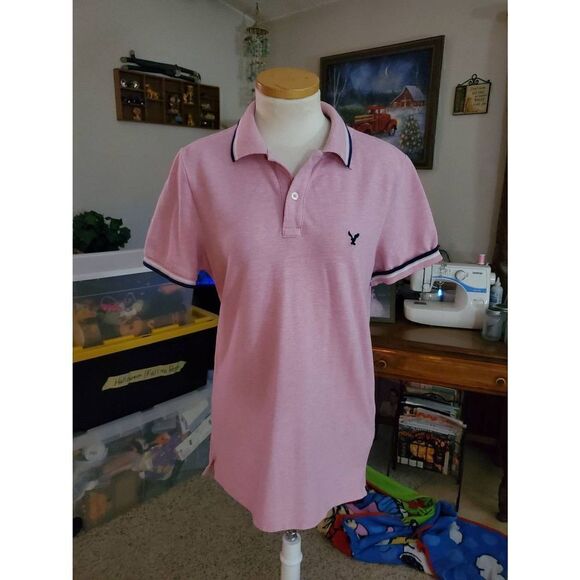 AMERICAN EAGLE POLO SHIRT - Picture 1 of 4